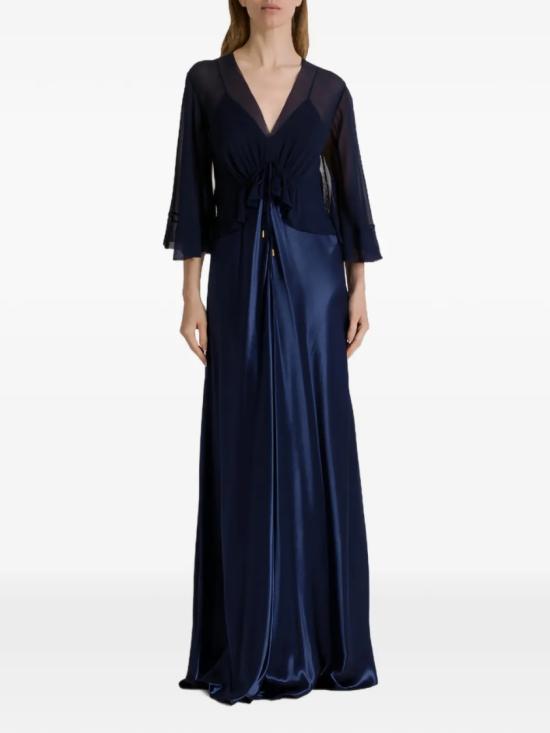 26SS 알베르타 페레티 롱 원피스 A04061627 Black - ALBERTA FERRETTI