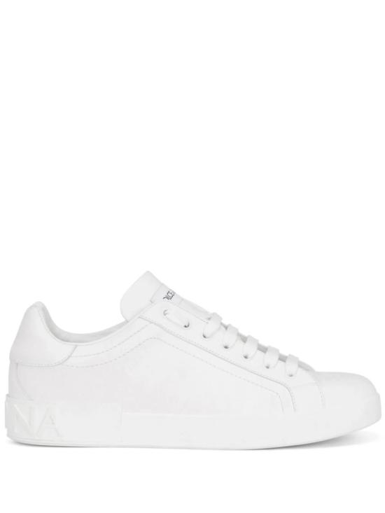  돌체앤가바나 카프스킨 포르토피노 스니커즈 CS1772 A1065 White