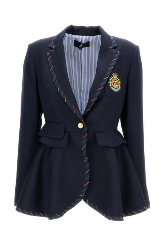 26SS Anrealage 수트 자켓 AZ261SO2012NAVY Blue