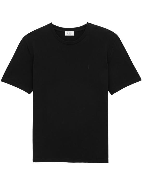  생로랑 반팔 티셔츠 819395 Y2ZJ2 Black