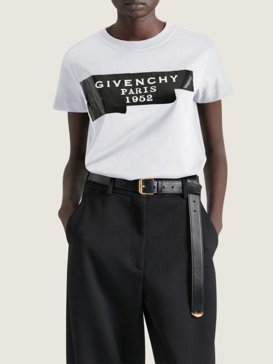  지방시 반팔 티셔츠 BW70FJP78U White - GIVENCHY