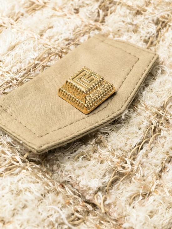  발망 숏 원피스 AF1R3066 KD77 Neutrals - BALMAIN