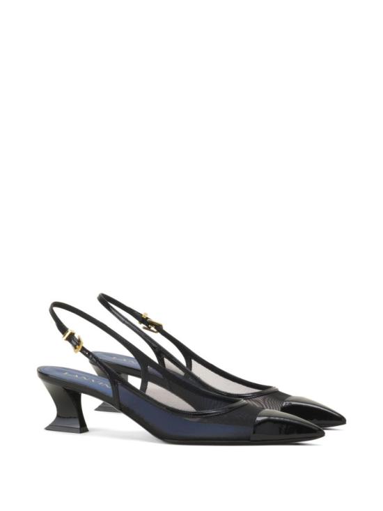 26SS 랑방 힐/펌프스 FW PUMP14 MEVE E26 10 Black - LANVIN