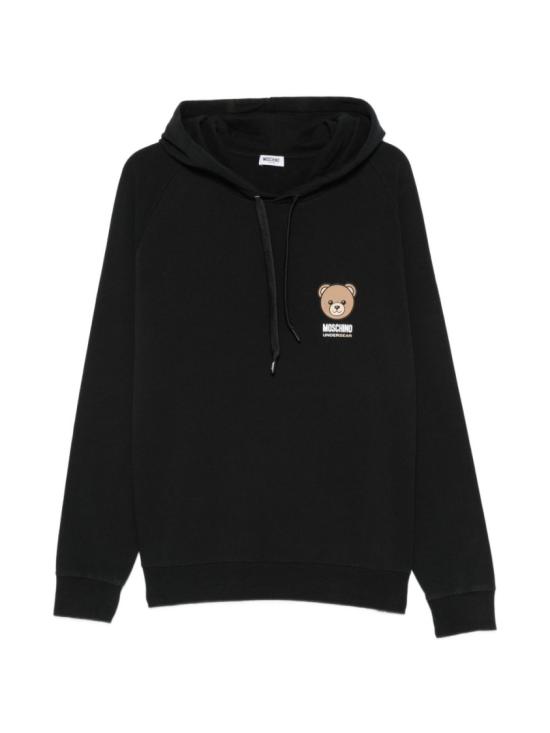26SS 모스키노 후드 티셔츠 A1705 4409 0555 Black