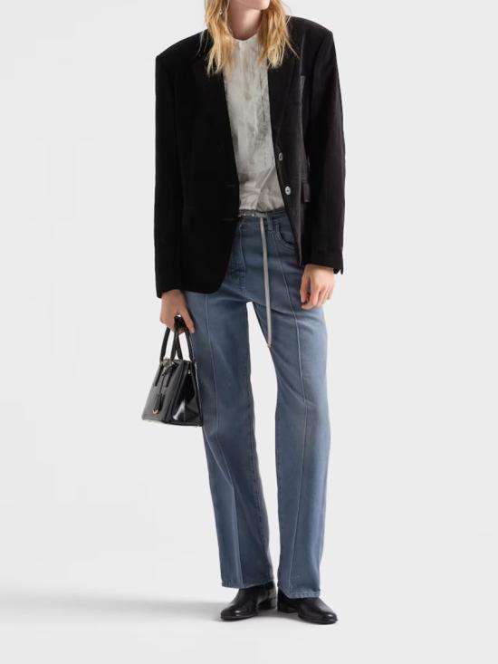 26SS 프라다 수트 자켓 P593P 18MK Black - PRADA