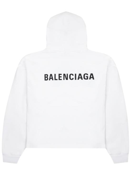  발렌시아가 후드 티셔츠 818433 TRVJ39040 White - BALENCIAGA