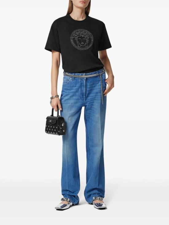  베르사체 반팔 티셔츠 1018752 1A13594 Black - VERSACE