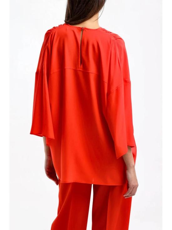  랑방 긴팔 티셔츠 RW TO0004 4868 P23 Red - LANVIN