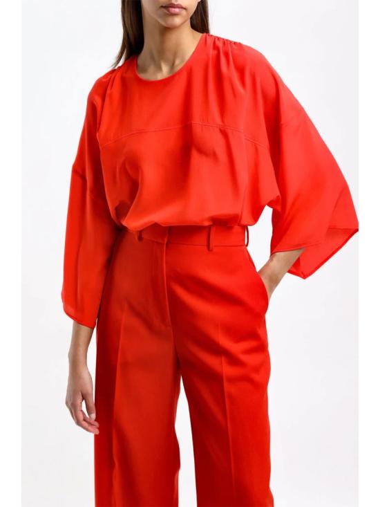  랑방 긴팔 티셔츠 RW TO0004 4868 P23 Red - LANVIN