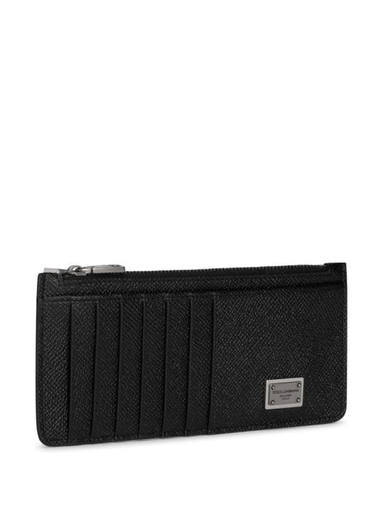  돌체앤가바나 Calfskin vertical 카드홀더 BP2172 AG219 Black - DOLCE & GABBANA