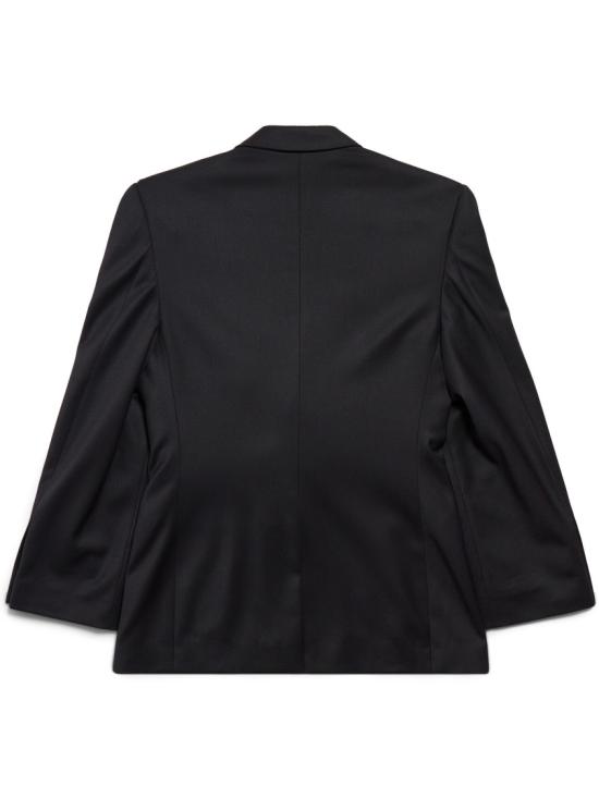  발렌시아가 스탠다드 테일러드 자켓 850772 TPT07 Black - BALENCIAGA