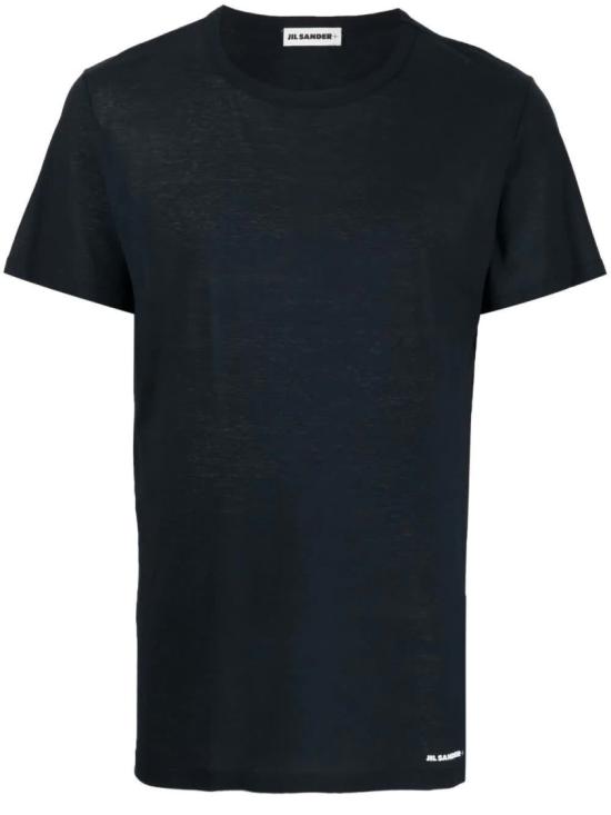  질샌더 반팔 티셔츠 J47GC0012 J45031 Black
