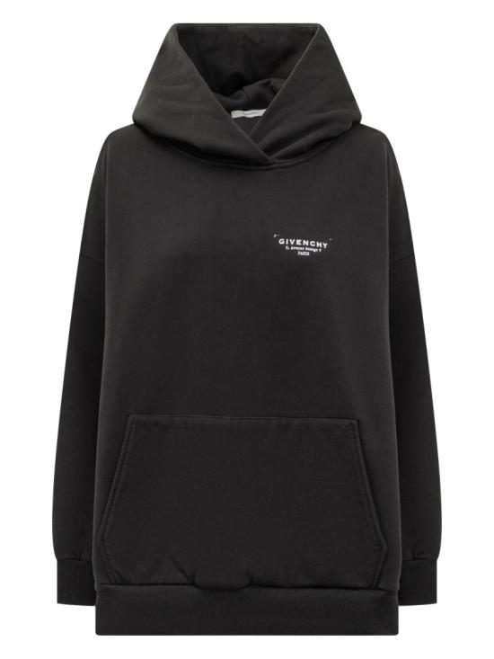 25FW 지방시 후드 티셔츠 BWJ04TP75N Black