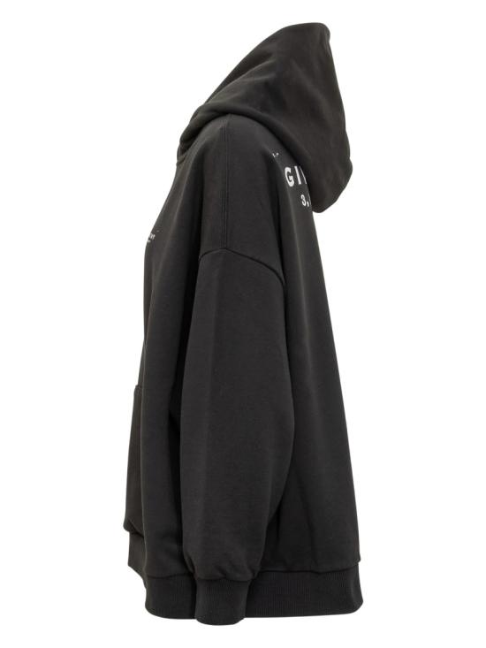 25FW 지방시 후드 티셔츠 BWJ04TP75N Black - GIVENCHY