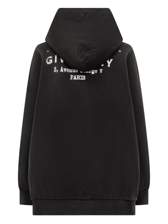 25FW 지방시 후드 티셔츠 BWJ04TP75N Black - GIVENCHY
