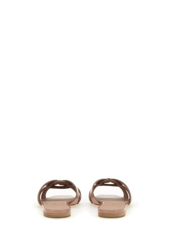  생로랑 페이턴트 레더 트리뷰트 플랫 뮬 571952 B8I009935 Neutrals - SAINT LAURENT