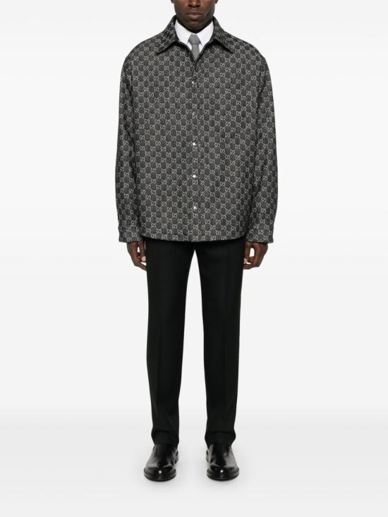 25SS 구찌 테일러드 트라우저 814299 Z7AMR Black - GUCCI