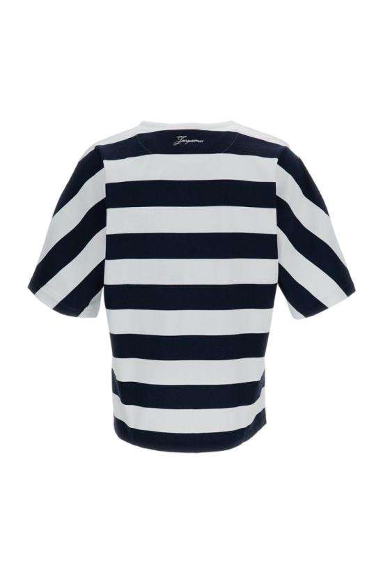 26SS 자크뮈스 반팔 티셔츠 TSM00581AJ000453FR Blue - JACQUEMUS