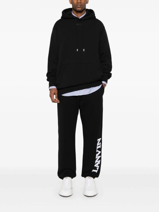  랑방 후드 티셔츠 RM HO0009 J142 A24 Black - LANVIN