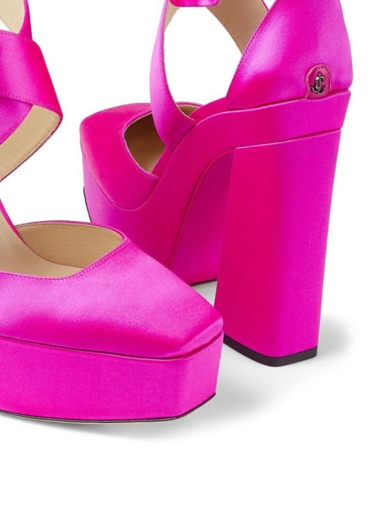  지미추 힐/펌프스 GIAN 140 SAT Pink - JIMMY CHOO
