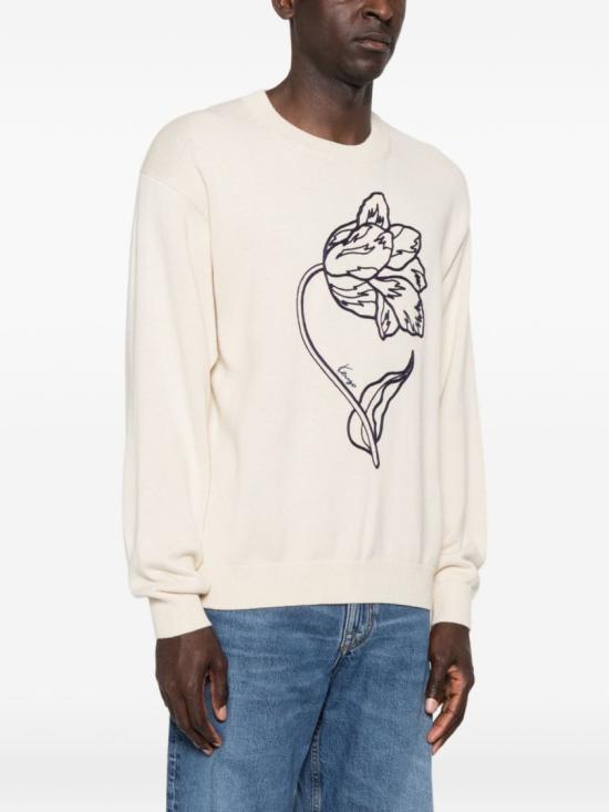 26FW 겐조 스웨터 FG65PU8213EA 02 White - KENZO