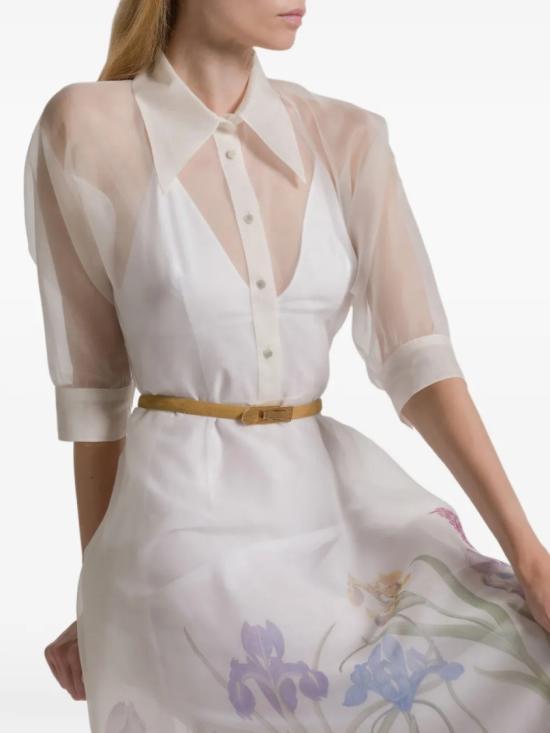 26SS 알베르타 페레티 롱 원피스 A04421650 White - ALBERTA FERRETTI
