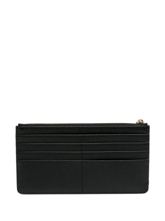  돌체앤가바나 Large Dauphine calfskin 카드 홀더 BI1265 A1001 Black - DOLCE & GABBANA
