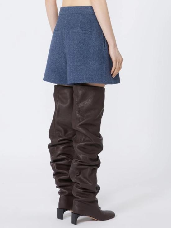 25FW 스포트막스 데님 숏팬츠 2522146023600 Blue - SPORTMAX