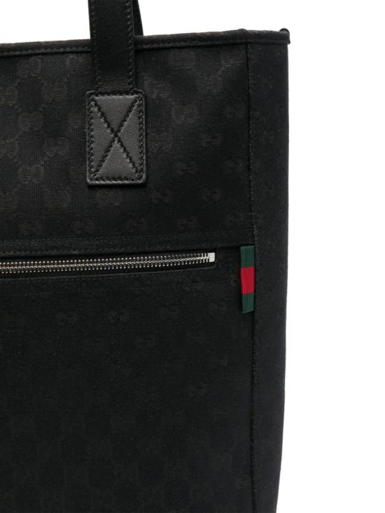 26SS 구찌 GG 캔버스 미디움 토트백 834796 FAEPS Black - GUCCI