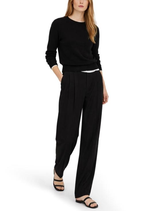  보테가베네타 스트레이트 팬츠 820107 V5D901000 Black - BOTTEGA VENETA