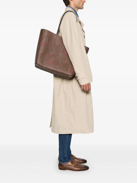 25FW 에트로 토트백 MP1D0011 AA012 Brown - ETRO