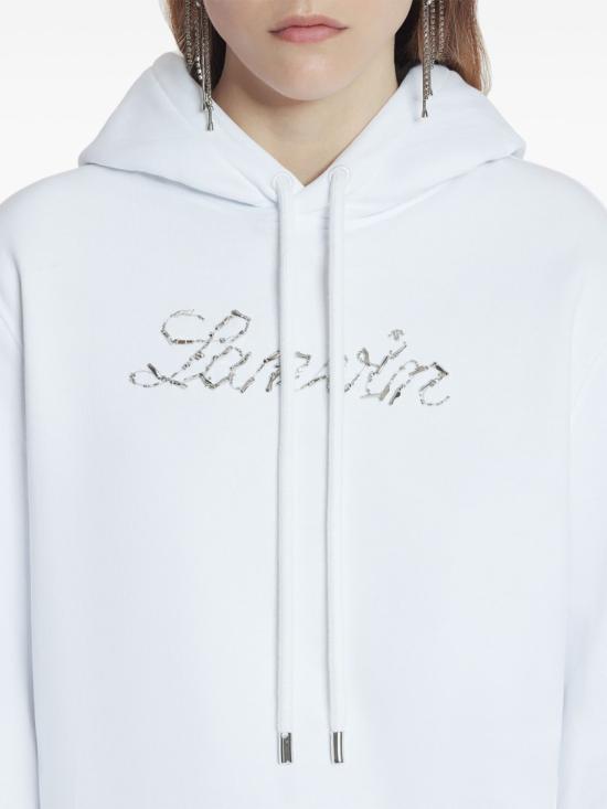  랑방 후드 티셔츠 RW HO9003 J176 P25 White - LANVIN
