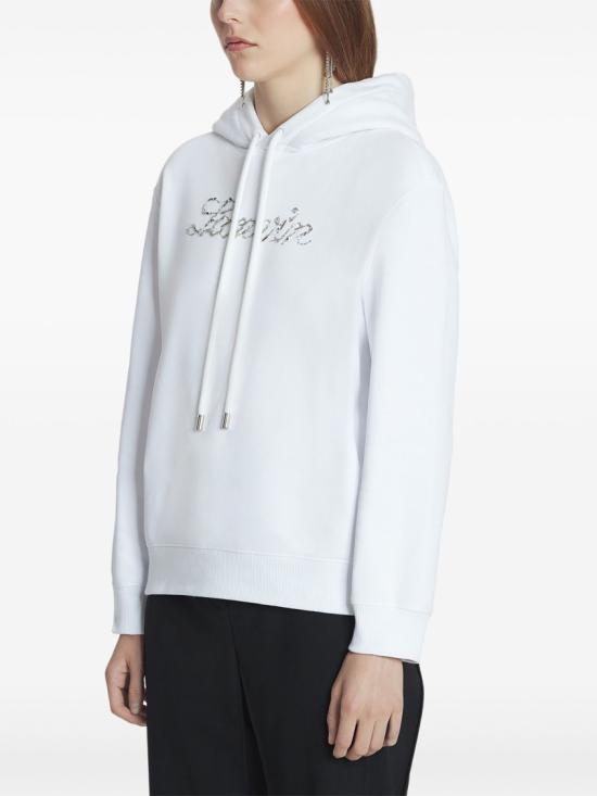  랑방 후드 티셔츠 RW HO9003 J176 P25 White - LANVIN