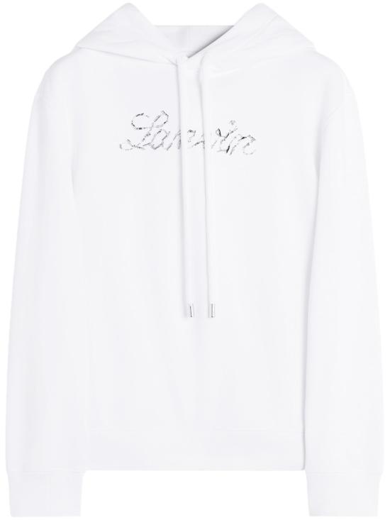 랑방 후드 티셔츠 RW HO9003 J176 P25 White
