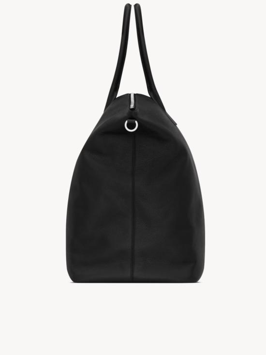 25FW 생로랑 자이언트 볼링 토트 그레인드 레더 821370 AAERL Black - SAINT LAURENT