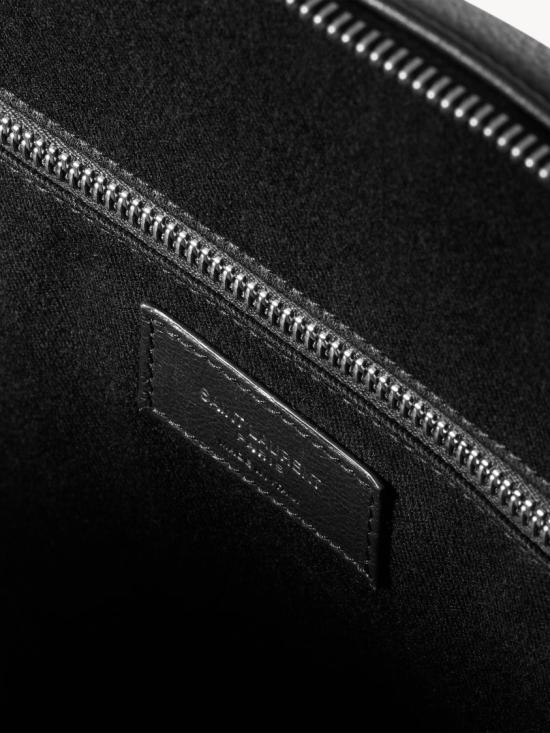25FW 생로랑 자이언트 볼링 토트 그레인드 레더 821370 AAERL Black - SAINT LAURENT