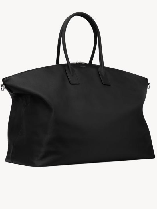 25FW 생로랑 자이언트 볼링 토트 그레인드 레더 821370 AAERL Black - SAINT LAURENT