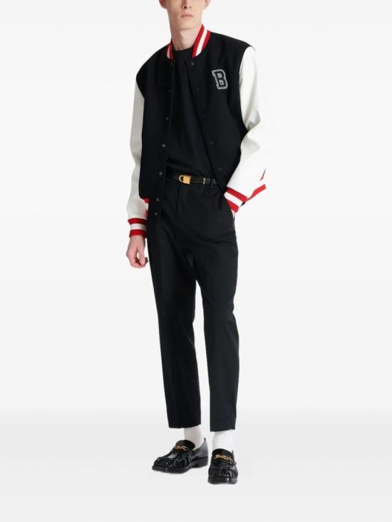  발망 반팔 티셔츠 FH1EG000 BC68 Black - BALMAIN