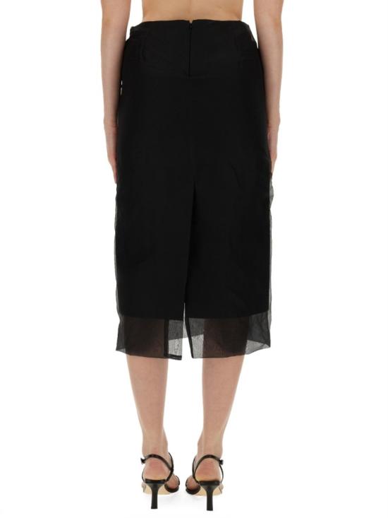  스포트막스 미디 스커트 2412101193600 574008 Black - SPORTMAX