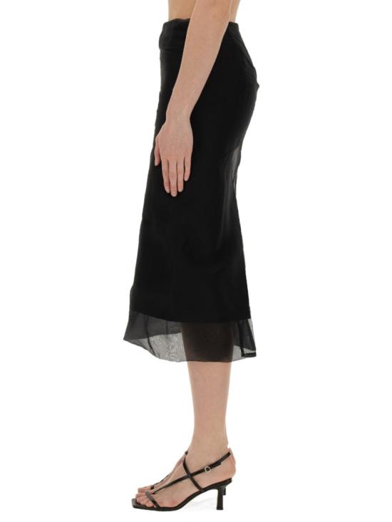  스포트막스 미디 스커트 2412101193600 574008 Black - SPORTMAX