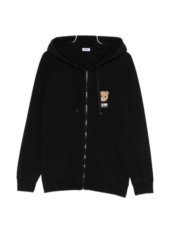 26SS 모스키노 후드 티셔츠 A1702 4409 0555 Black