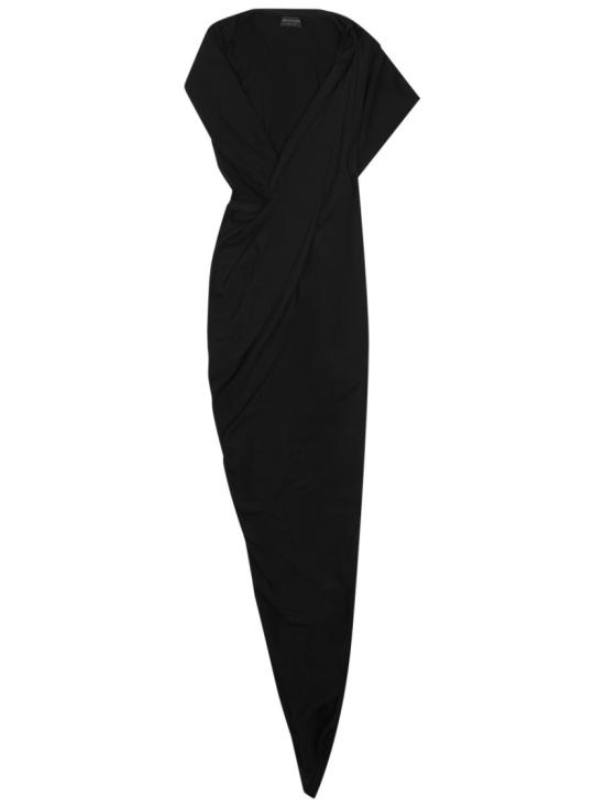  발렌시아가 롱 원피스 831200 TRV231000 Black