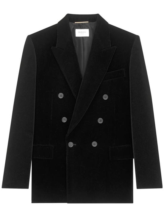  생로랑 수트 자켓 842990 Y525R Black