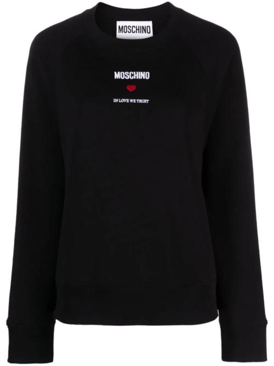  모스키노 긴팔 티셔츠 J17100528 Black