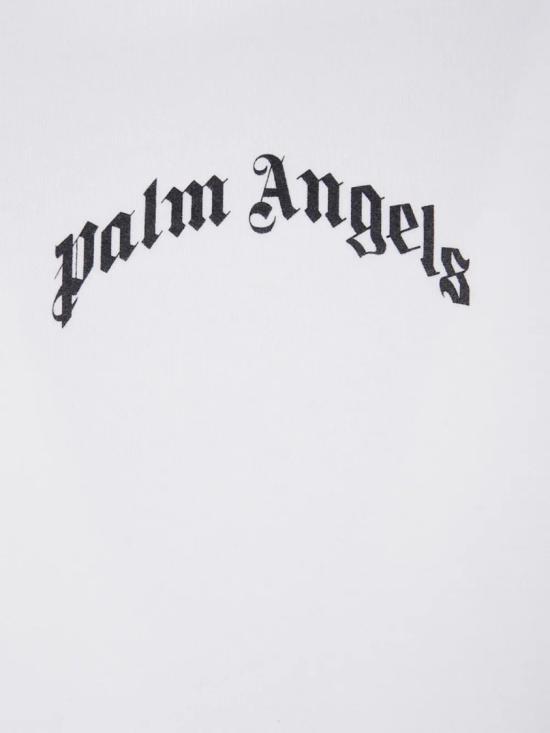 25FW 팜앤젤스 후드 티셔츠 PMBB17EF25FLE004 White - PALM ANGELS