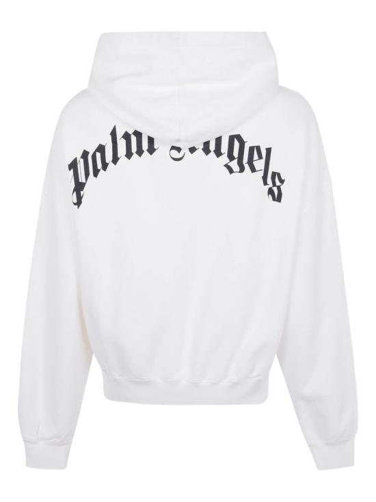 25FW 팜앤젤스 후드 티셔츠 PMBB17EF25FLE004 White - PALM ANGELS