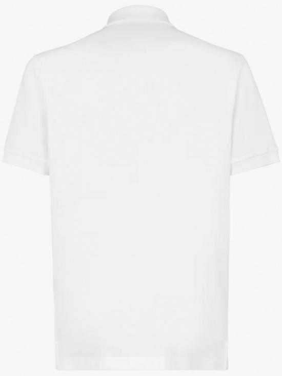  펜디 FF 메탈 피케 폴로 티셔츠 FY0985 AUA5 White - FENDI