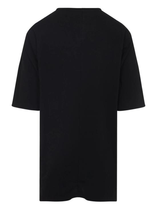 25FW 릭 오웬스 반팔 티셔츠 RU02E1274 JA Black - RICK OWENS