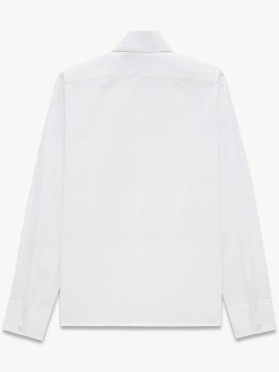  생로랑 카산드라 포플린 셔츠 793321 Y1H48 White - SAINT LAURENT