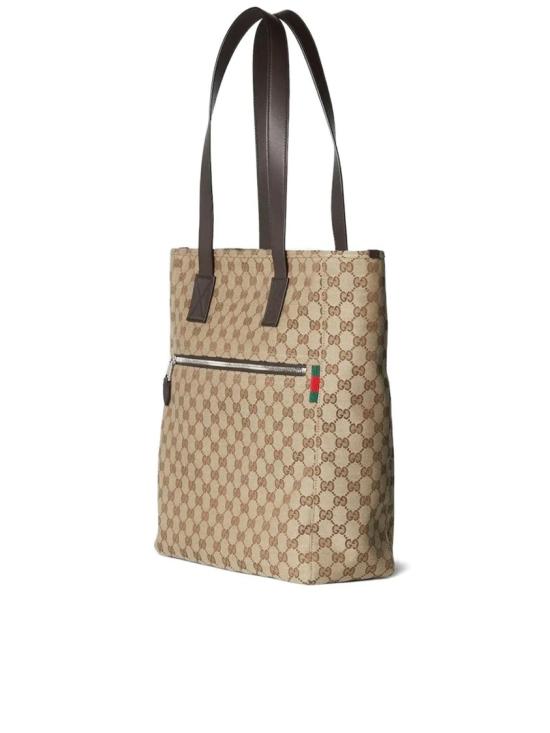 25FW 구찌 GG 캔버스 라지 토트 백 834456 FAEPS Neutrals - GUCCI